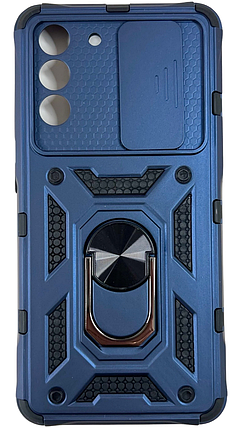 PC + TPU чохол Camshield armor для Samsung Galaxy S21 FE / синій, фото 1