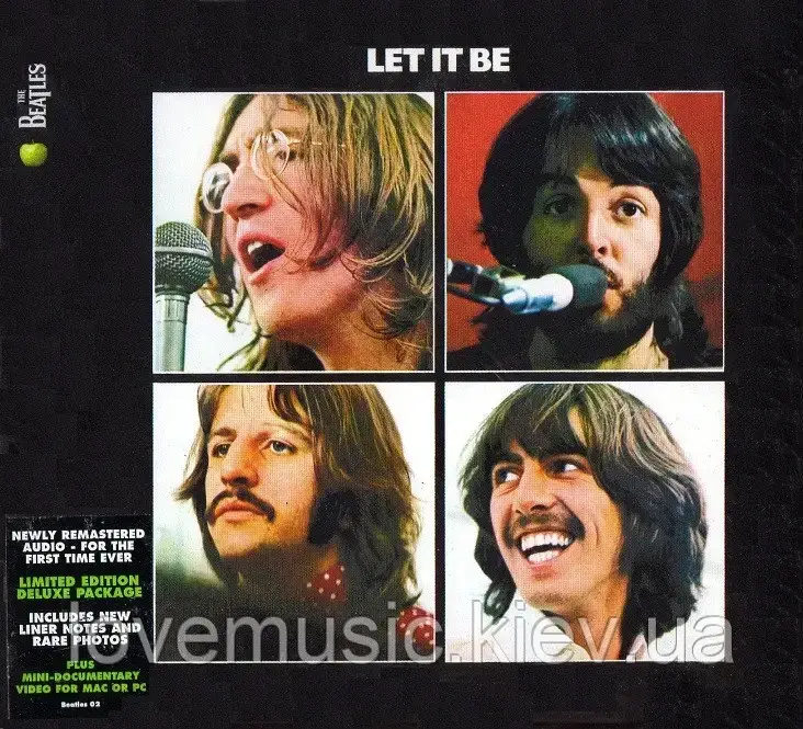 Музичний сд диск THE BEATLES Let it be (1970) (audio cd)