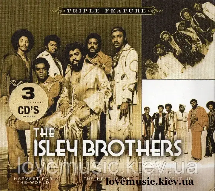Музичний сд диск THE ISLEY BROTHERS Triple feature (2009) (audio cd)