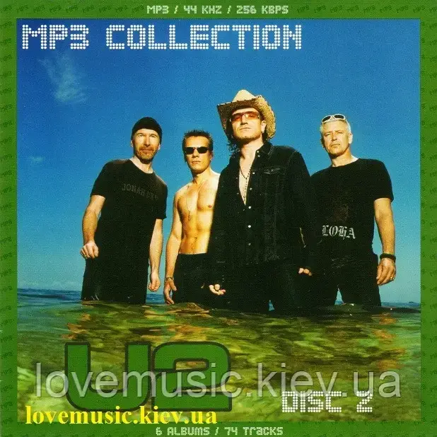Музичний сд диск U2 MP3 Collection cd 2 (2008) mp3 сд