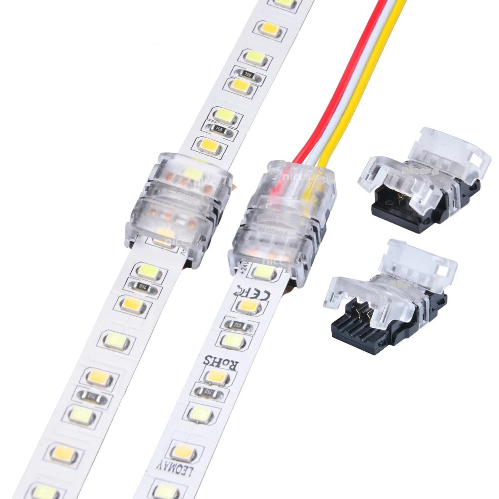 SPI конектор HIPPO-M 10 мм 3pin-3pin. З'єднання адресної стрічки з дротом без паяння
