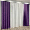 Готові штори Мікровелюр фіолет, фото 6