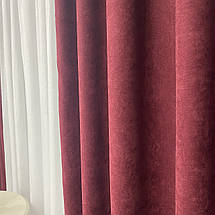 Готові штори однотонні Мікровелюр крем, фото 4