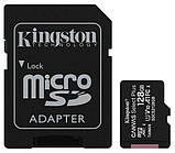 Карта пам'яті Kingston microSDHC 128GB Canvas Select + A1 (W100/W85) + SD адаптер