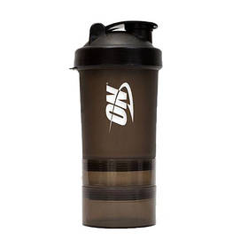 Шейкер Optimum Nutrition Smart 600 мл, Black (3-х компонентний)