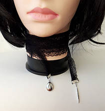 Чокер чорний ажурний "Ніч", фото 4