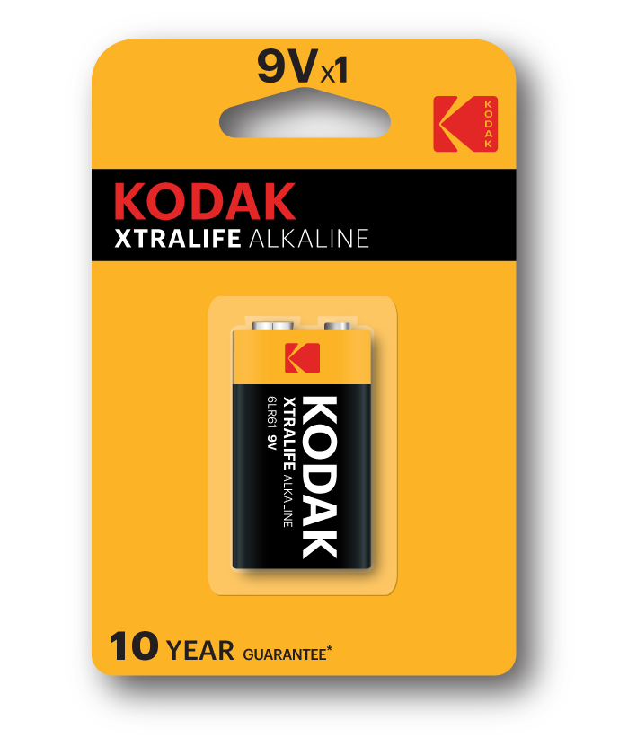 Батарейка Kodak XtraLife лужна 6LR61 1шт. (Крона)