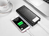 Корпус Power bank U8 з TYPE-C на 8 акумуляторів 18650 (Чорний), фото 3