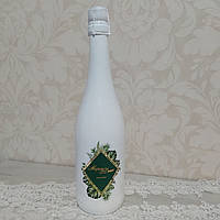 Свадебное шампанское декорированное 1 бутылка