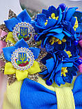 Набір український набор украинский пов'язка заколки бантики 550 грн, фото 7