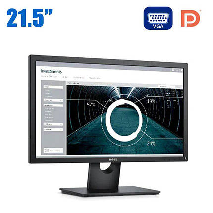 Монитор Dell E2216H Black / 21.5" (1920x1080) TN / DisplayPort, VGA / VESA 100x100, фото 2
