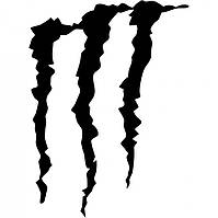 Вінілова наклейка на автомобіль — царевини Monster Energy v2