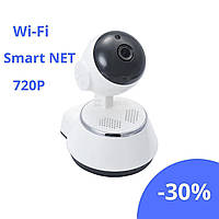 Беспроводная камера видеонаблюдения WIFI Smart NET camera Q6, веб вай фай, Web камера онлайн wi-fi, с зап SPL