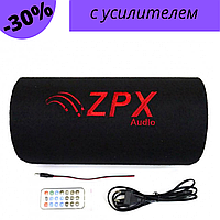 Колонка автомобильная сабвуфер с усилителем ZPX 8 Cm 800W с Bluetooth черная бочка колонка Shopolife PER