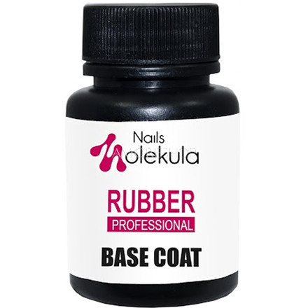 База для гель-лаку Nails Molekula Base Coat Rubber, 30 мл, фото 1