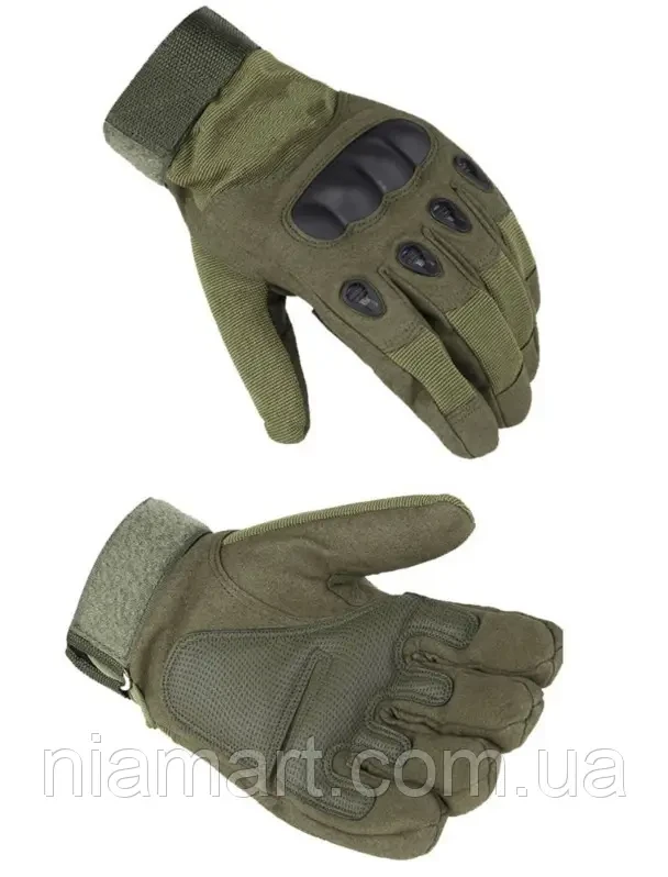 Тактичні рукавички закриті, полнопалые Oakley M, Олива