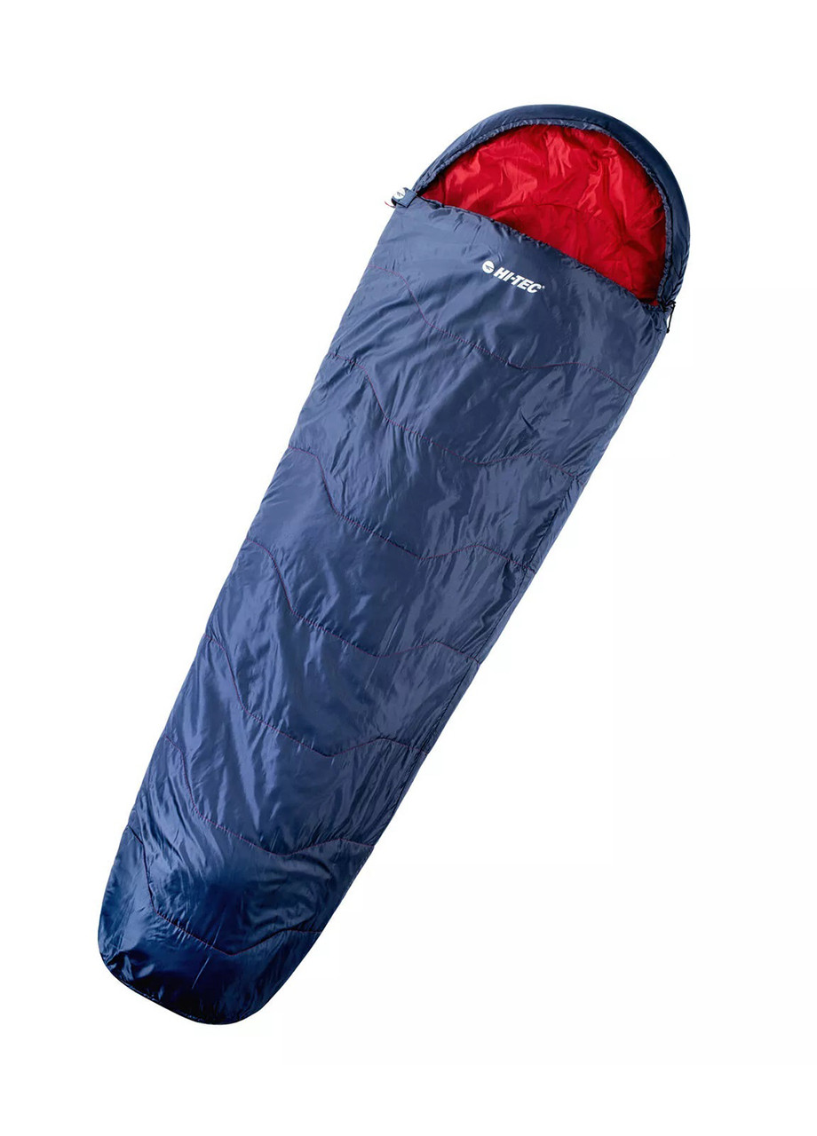 Cпальний мішок Hi-Tec Arez II 230x80 Right Zip Синій з червоним