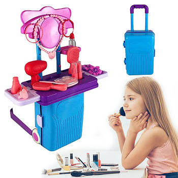 Ігровий набір для макіяжу в валізі Suitcase Transformable Makeup / Дитячий ігровий набір для візажиста