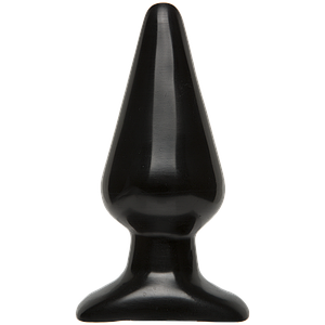 Анальна пробка Doc Johnson SmoothClassic Large - Black, макс. діаметр 5,7см SO2781