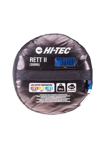 Cпальний мішок Hi-Tec Rett II 180x75 Right Zip Синій, фото 4