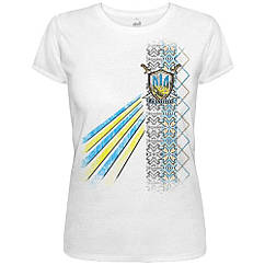 Жіноча футболка Urbanist Тризуб (Узор), Розмір XS