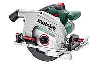 Мощная ручная дисковая пила по дереву Metabo KS 66 FS : 1500 Вт, круг 190мм циркулярная пила 601066000 PER