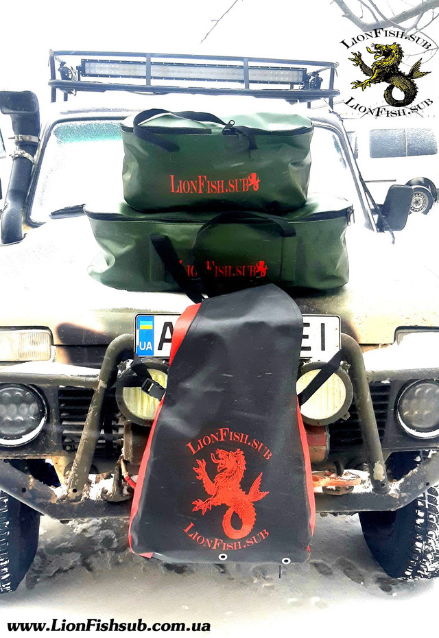 Складные Вёдра LionFish.sub для рыбалки, прикормки, охоты гермо сумка для трофеев
