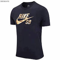 Футболка мужская Nike SB Logo Seasonal Black / DB5180-010 (Размер:S)