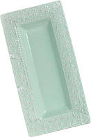 Блюдо керамічне Leeds Королівська Лілія 35.6х17.8х3.6 см, зелене