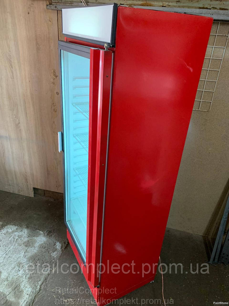 Холодильный шкаф бу витрина 400 литров - фото 1 - id-p1628855311