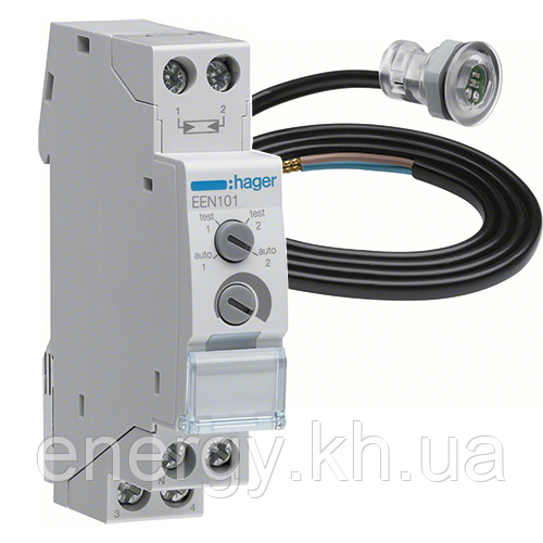 Сутінкове реле з датчиком EEN002, 230В/ 16А, Hager EEN101, фото 1