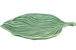 Набір 2 сервірувальні страви Bordallo Pinheiro Leaf 31х20 см Зелені