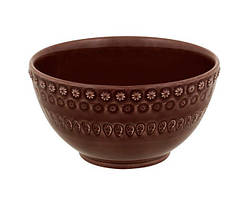 Набір 4 салатники Bordallo Pinheiro Fantasia 700 мл Коричневі