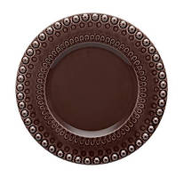 Набір 4 десертних тарілки Bordallo Pinheiro Fantasia Ø 22 см Коричневі