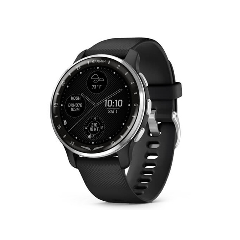 Смарт-годинник Garmin D2 Air X10 із чорним ремінцем для любителів авіації