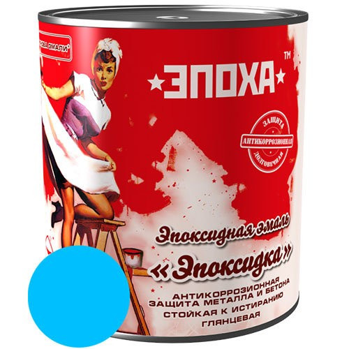 Емаль "ЕПОКСИДКА" ЕПОХА, блакитна, 3 кг (1391435936)