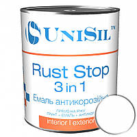 Эмаль Unisil Rust Stop 3 in 1, ТМ "Unisil", белая, 2,5л (1759058380)