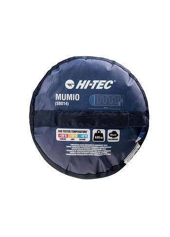 Спальний мішок Hi-Tec Mumio (SB014-BL) 210x75 см Right Zip Cиній, фото 4