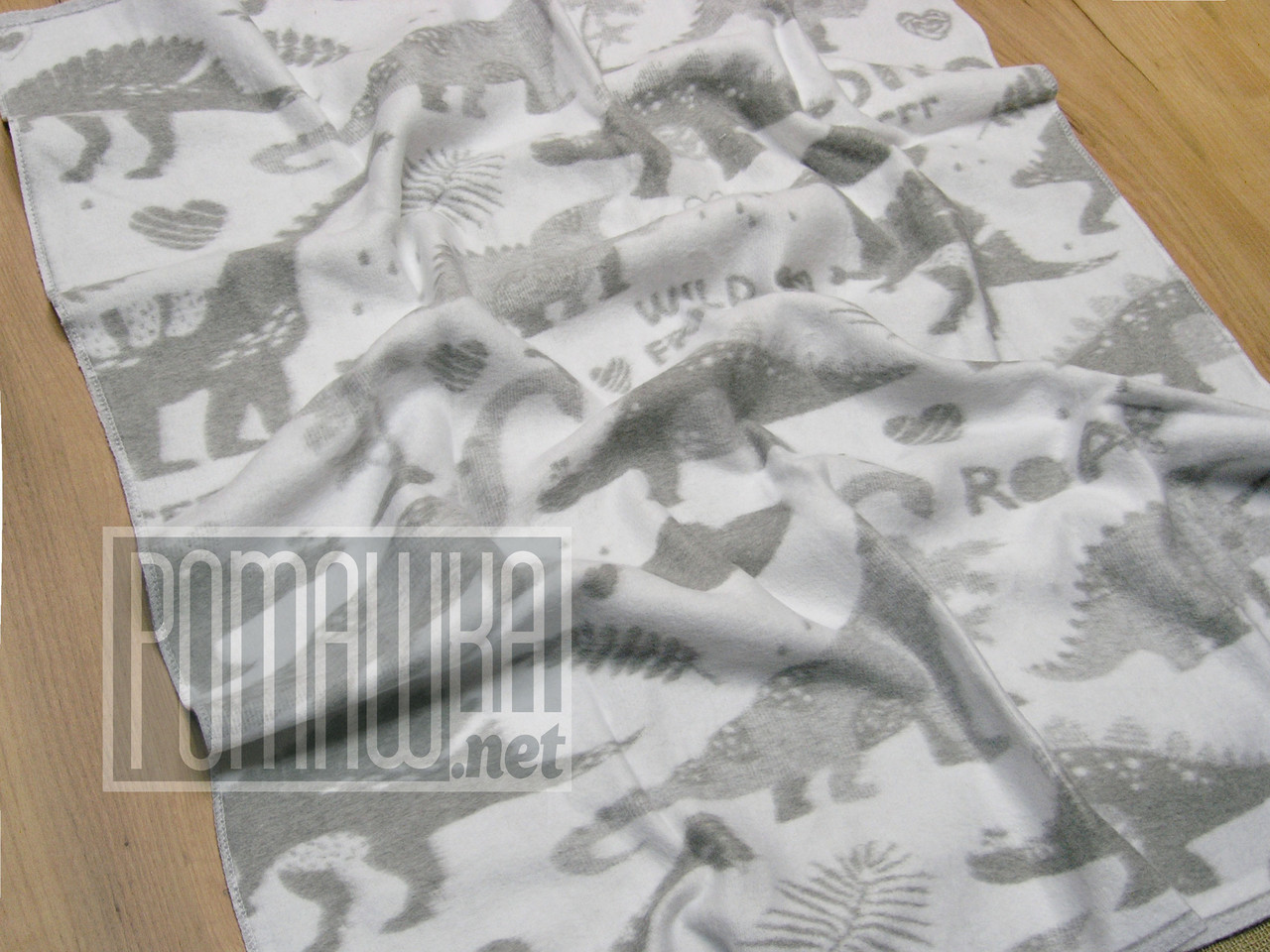 Плотный 100х90 см хлопковый байковый флисовый детский плед одеяло для малышей в коляску роддом 4837 Серый - фото 2 - id-p1303203847