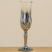 Бокал для шампанского Мэдисон серебряное стекло h21см Гранд Презент 1008754