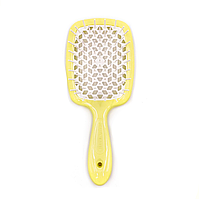Гребiнець для волосся Janeke 1830 - Superbrush Yellow/White