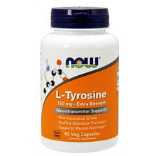 NOW Foods L-Tyrosine 750 mg 90 сaps