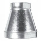 Перехідник повітрпровода круглий з Ø 80 мм