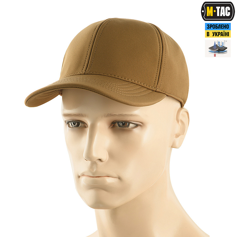 Бейсболка тактична Soft Shell Cold Weather Coyote S/M M-Tac