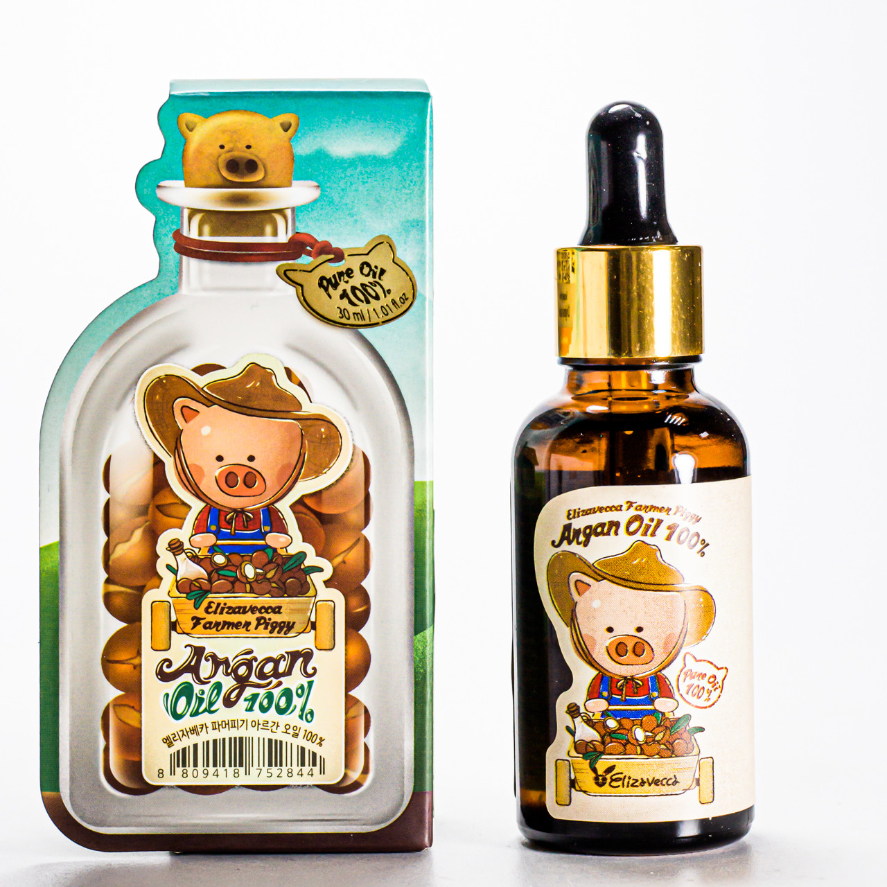 Олія арганова для обличчя і тіла Elizavecca Argan Oil 100% зволожуюча 30 мл, фото 1