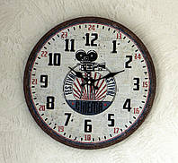 Настенные часы аналоговые МДФ d34см Гранд Презент 1021692-2 видео