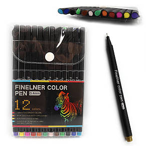 Набір лінерів 12кол. 0,4мм. 9766-12, фото 1