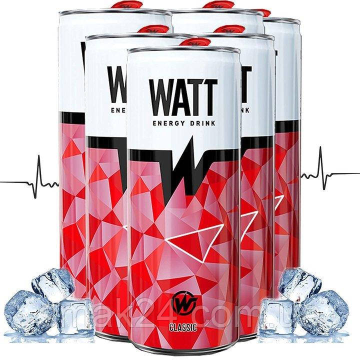 Енергетичний напій Watt Classic Energy Drink 250 мл Угорщина