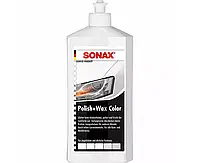 Цветной полироль с воском белый 250 мл SONAX Polish&Wax Color NanoPro