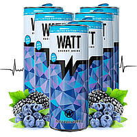 Энергетический напиток Черника-Ежевика Watt Energy Drink Blue Black Berries 250мл Венгрия